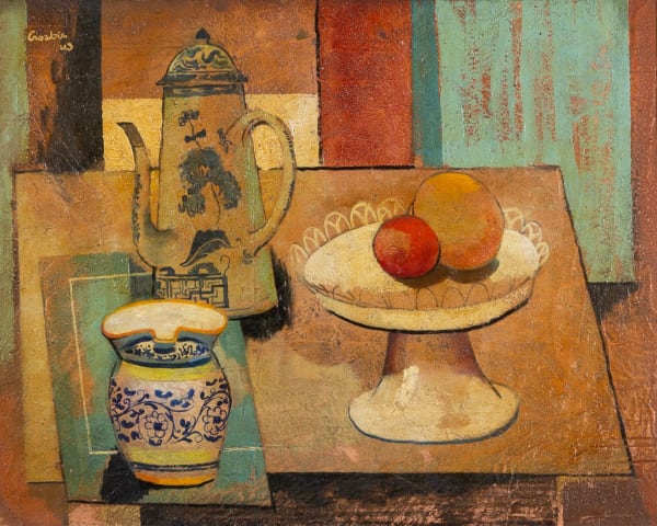 William Crosbie, Chinese Coffee Pot (Still life), 1943