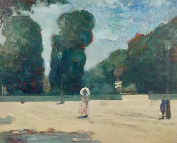 Gerald Festus Kelly, In the Luxembourg Gardens, 1905 circa