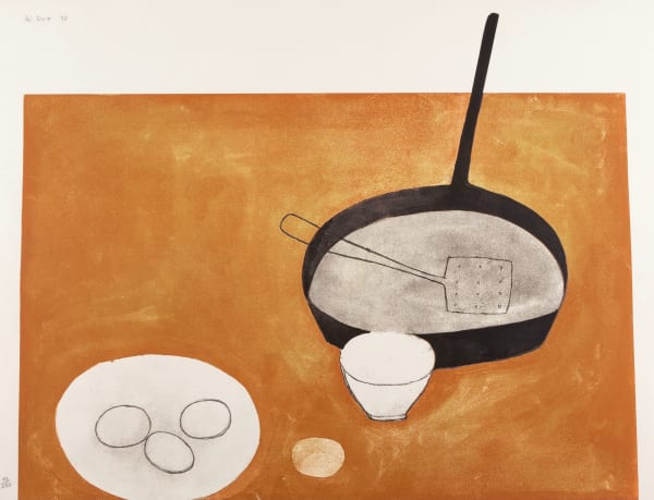 William Scott, Still life With Frying Pan, 1973