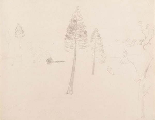 Ben Nicholson, Sketch for Walton Wood Cottage, Cumberland, 1928
