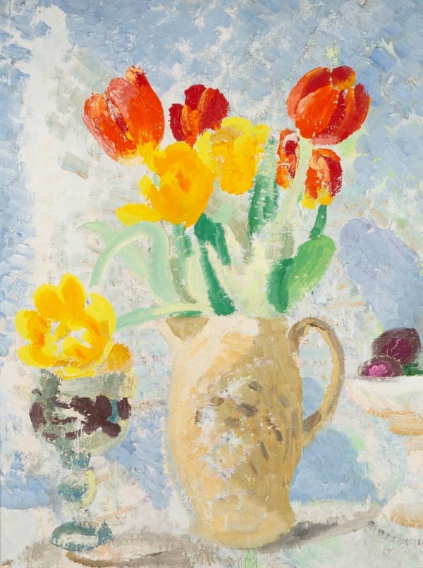 Winifred Nicholson, Tulips, 1930, circa