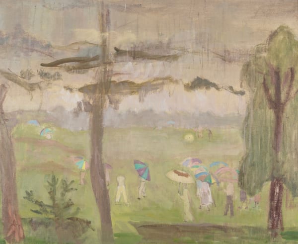 Golfers in the Rain I (The Fourteenth Hole)
