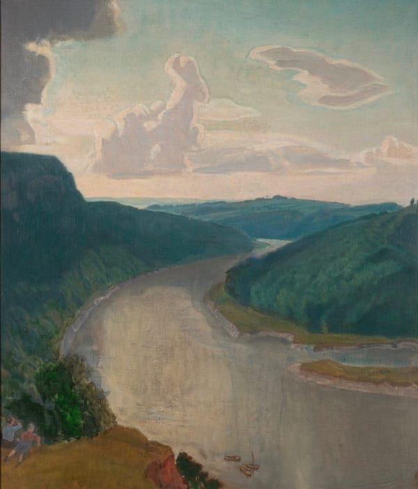 Charles March Gere, The River Wye, Herefordshire, 1939