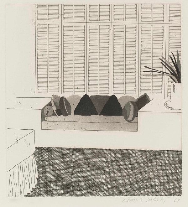 David Hockney, Cushions (SAC.64), 1968