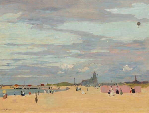 Gerald Festus Kelly, La plage des baraques (Calais, Summer), 1906 circa