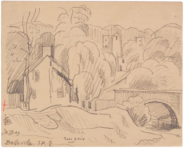 Oscar Florianus Bluemner - BELLEVILLE, 1917