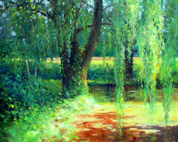 Thomas McNickle, WILLOW POND-COFFEE TIME, 2020