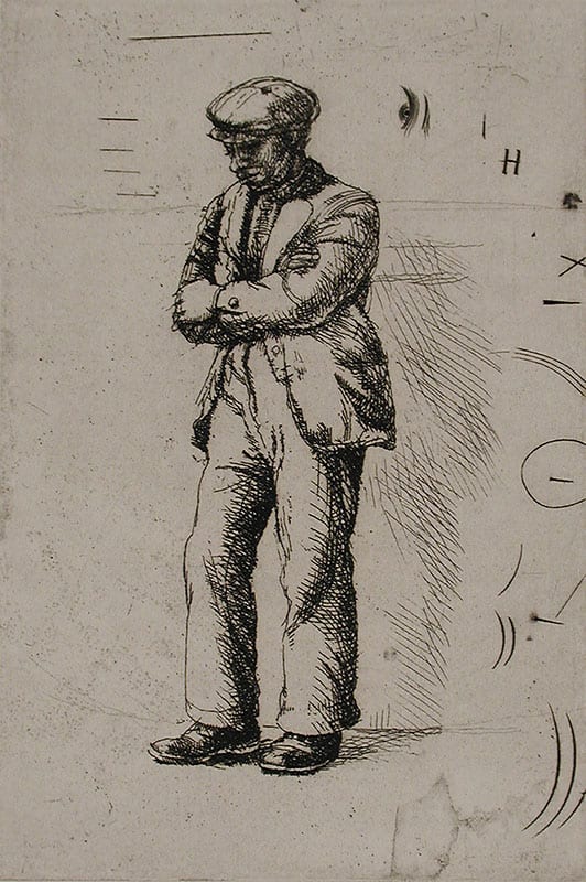 MAN WITH ARMS FOLDED