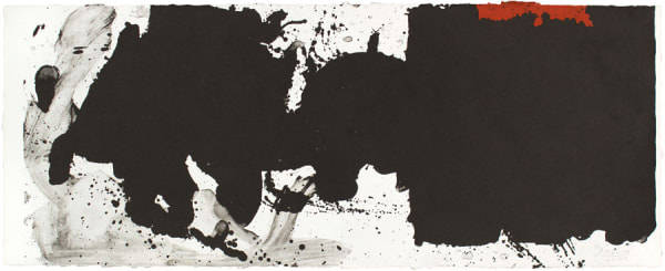 Robert Motherwell, BLACK WITH NO WAY OUT, 1983