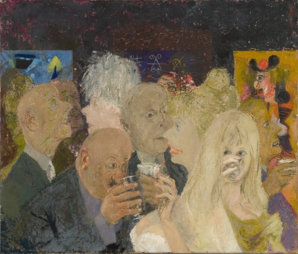 James Fitton RA, Private View, 1967