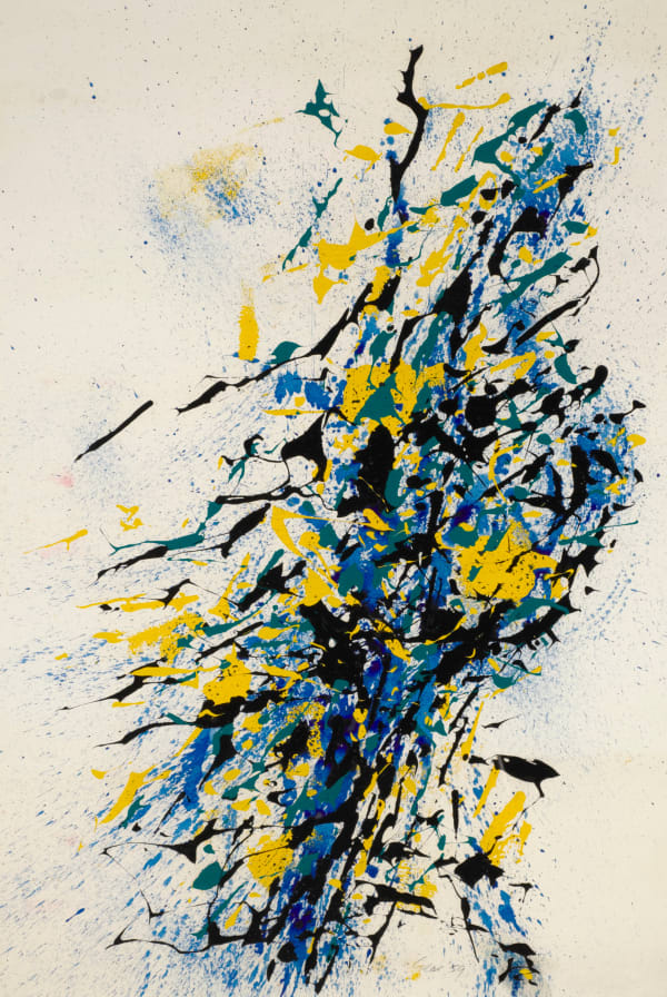 William Gear RA, Fluid Cascade, 1959