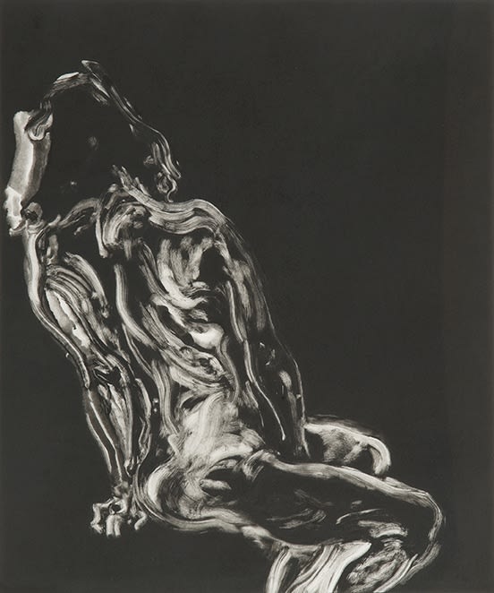 Maggi Hambling, Jemma: leaning to the left, seated , 1992