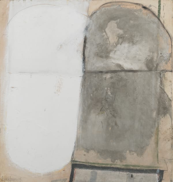 John Blackburn, Jerwood Grey with White, 2005