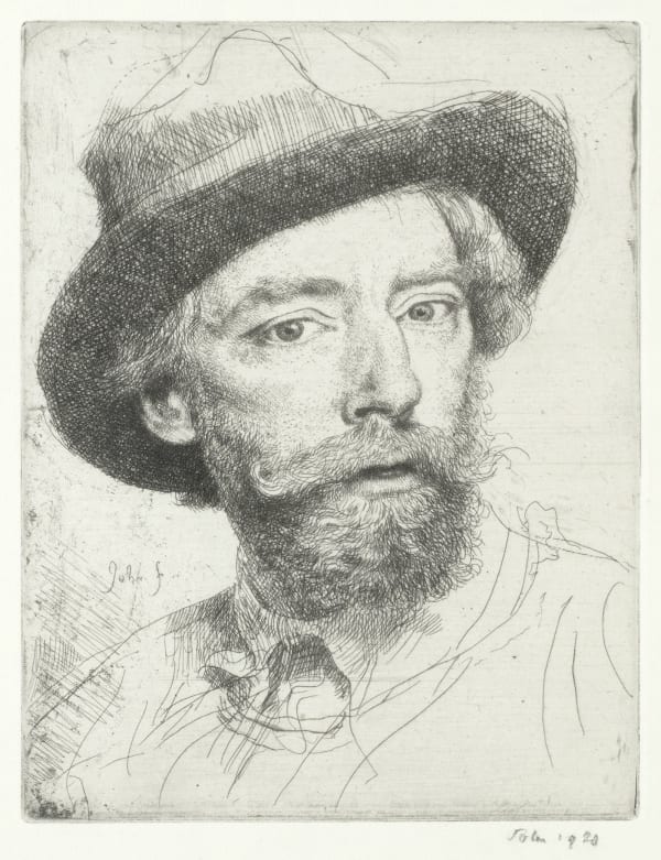Augustus John RA, Self Portrait, 1920