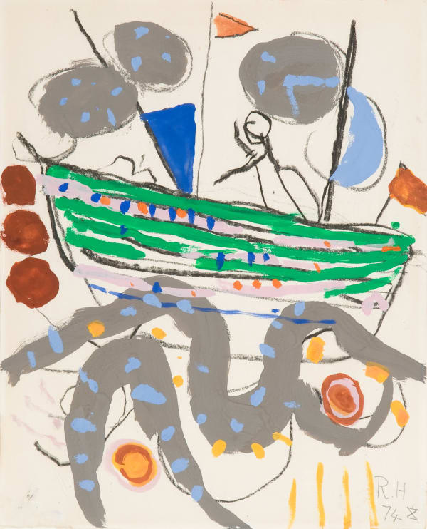 Roger Hilton, Boat, 1974
