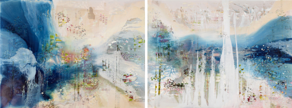 Jessica Zoob, When Our Spirits Dance Together 1 & 2, 2024