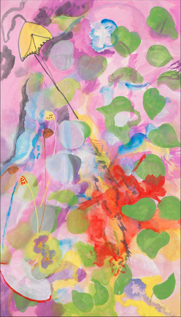 Jared FitzGerald, Painting with a Kite, 2019