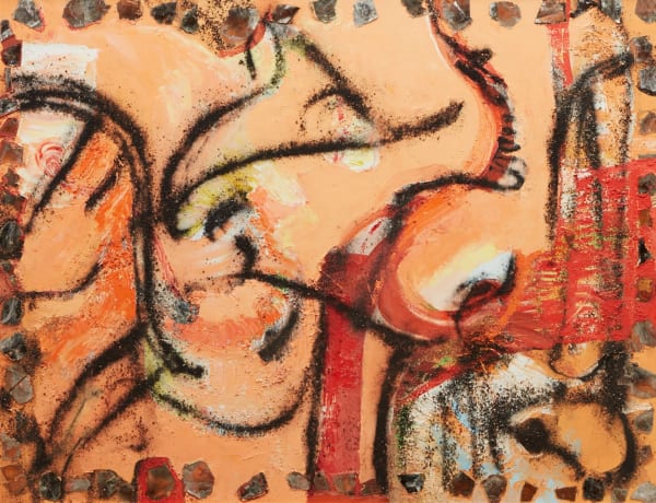 Jared FitzGerald, Tangering Coal Painting, 1984