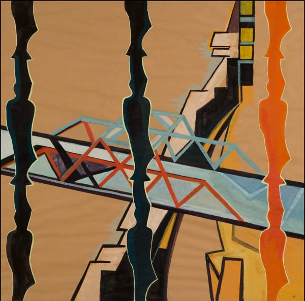 Jared FitzGerald, City Painting Study 11, 1980