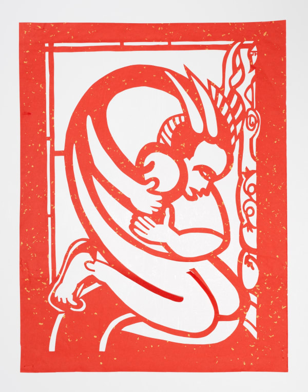 Jared FitzGerald, Drum Sound (Red), 2023