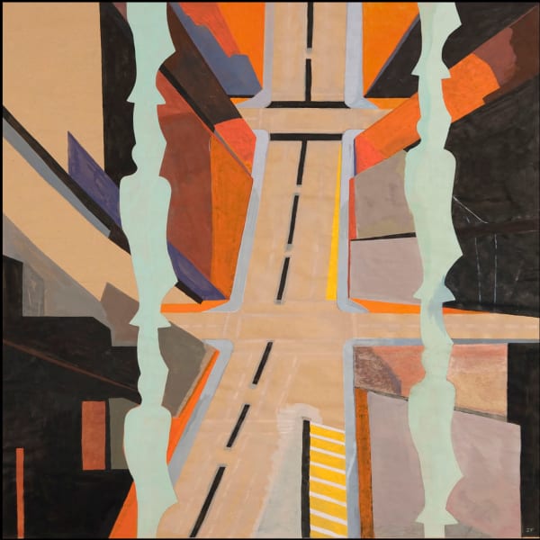 Jared FitzGerald, City Painting Study 21, 1980