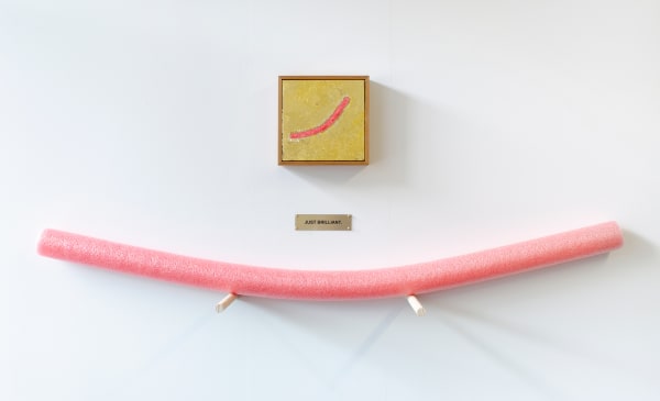 Elisabeth Pointon, Portrait of Red Pool Noodle (Just Brilliant), 2021