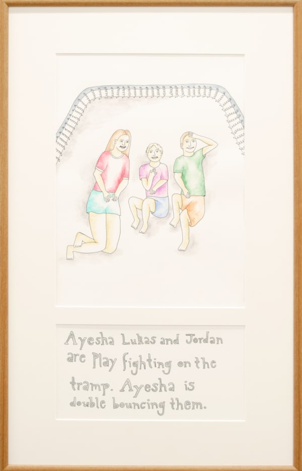 Ayesha Green, Ayesha Lukas and Jordan on the tramp, 2019