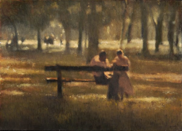 Anne Magill, Reading To Me, 2023