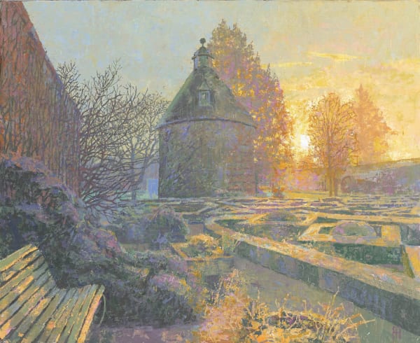 Francis Hamel, 76. Winter Sun on the Parterre, 2020