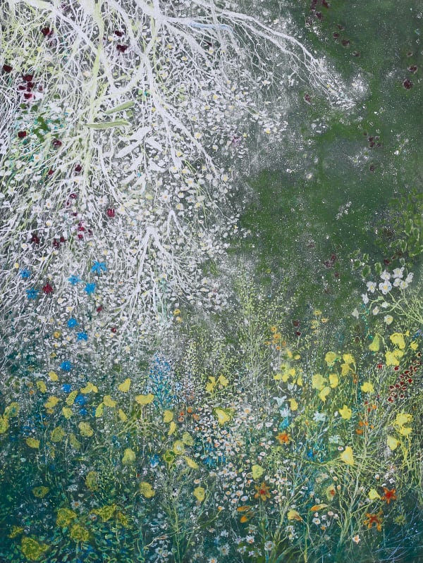 Richard Cartwright, Garden Harmony in Green & White, 2024