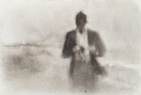 Anne Magill, Walk at Dusk, Study, 2024