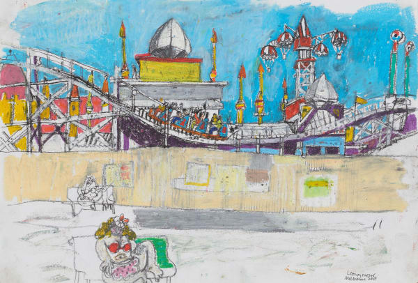 Leon Morrocco, Funfair, Melbourne, 2018