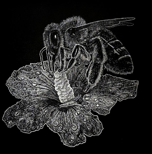Ade Adesina, Bee flower , 2019