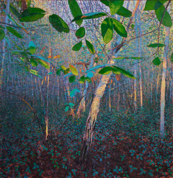 Andrew Gifford, Sweet Chestnut Leaves in Early Autumn II, 2023