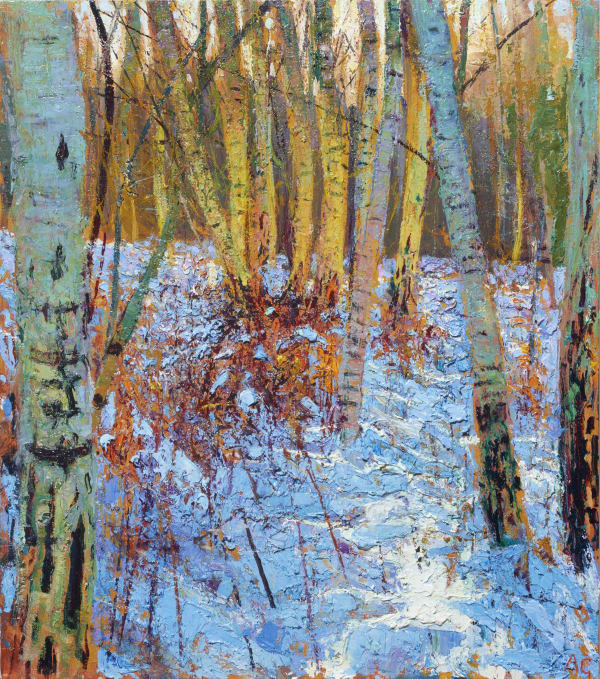 Andrew Gifford, Silver Birch & Snow, February I, 2021