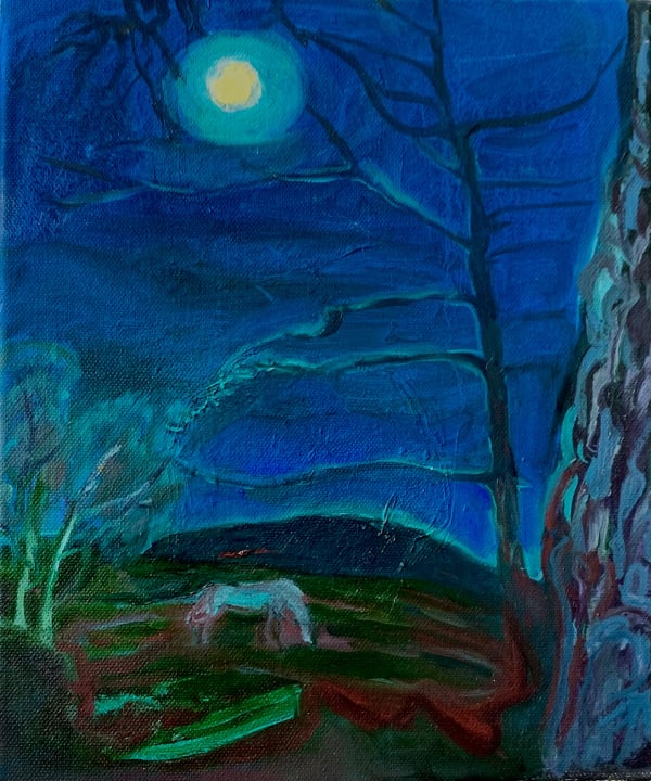 Eugenie Vronskaya, Flower Moon Small , 2023