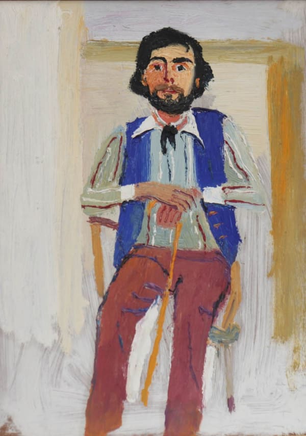 Fred Yates, 20. Portrait of John in a Blue Waistcoat, 1981