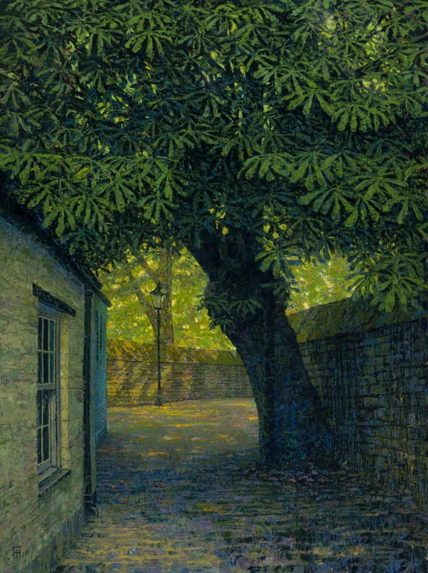Franics Hamel, The Chestnut Tree in Lamb and Flag Passage, 2025
