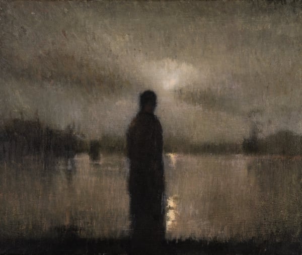 Anne Magill, Harbour at Night, 2024