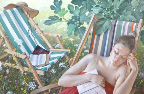 Francine Van Hove, Les Deux Chaises longues, 2022
