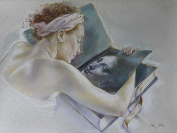 Francine Van Hove L'Ange de Léonard, 2019 Pastel et huile sur papier Pastel and oil on paper 56 x 76 cm 22 x 30 in