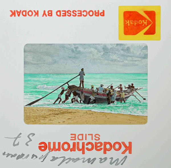 Stéphane Belzère, Diaquarelle n°124, 2023