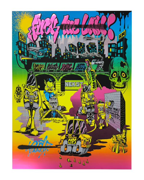 George Thompson (EWOK), Fuck the Law (Unreleased Metallic) , 2019