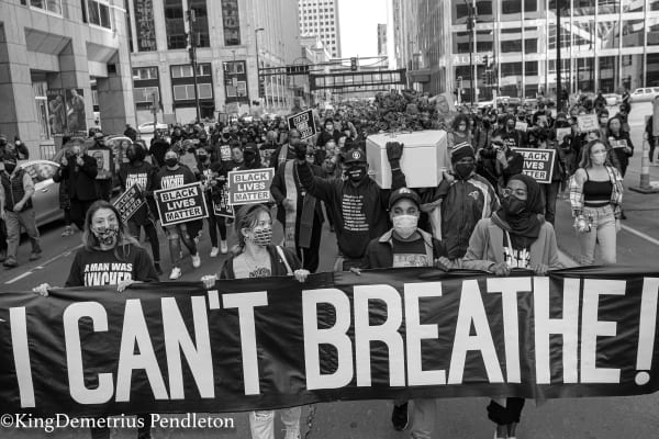 KingDemetrius Pendleton, I Can't Breath, March 7th, 2021, 2021