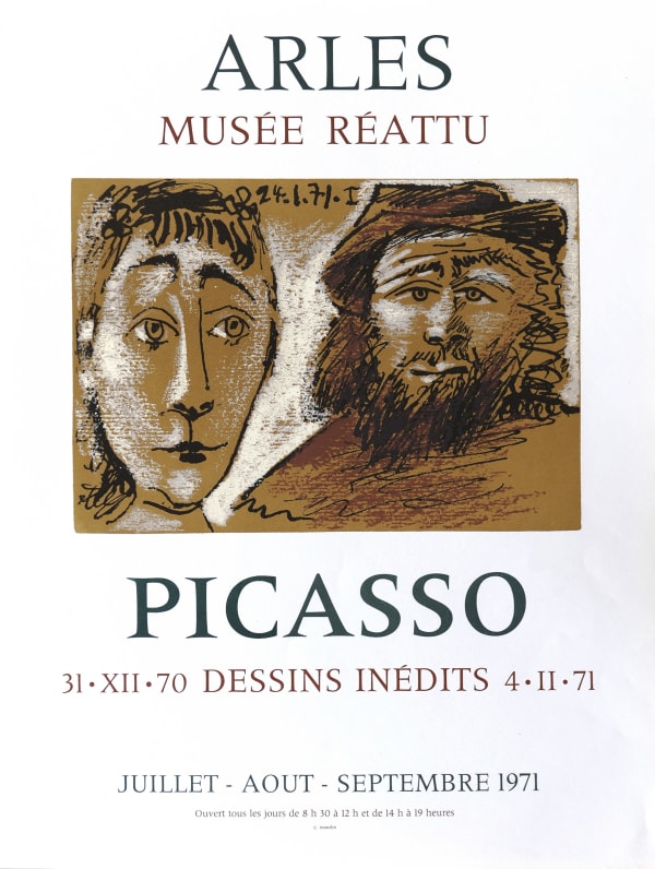 Original Artists' Posters, 40 Pablo Picasso, 'Musee Reattu - Aries', 1971