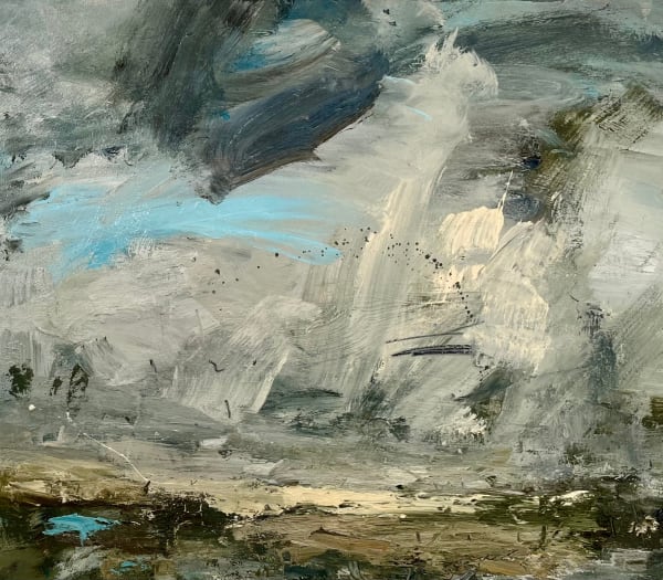 Louise Balaam, Turquoise Streak, Dark Blue (Silbury Hill)