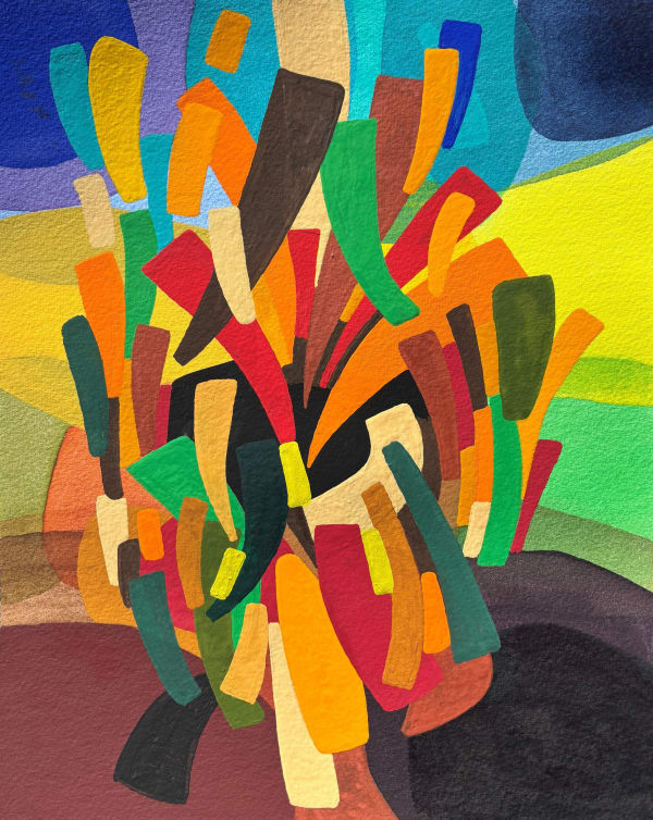 John Davies, Abstract Composition 190325/2, Allegro Cantabile II