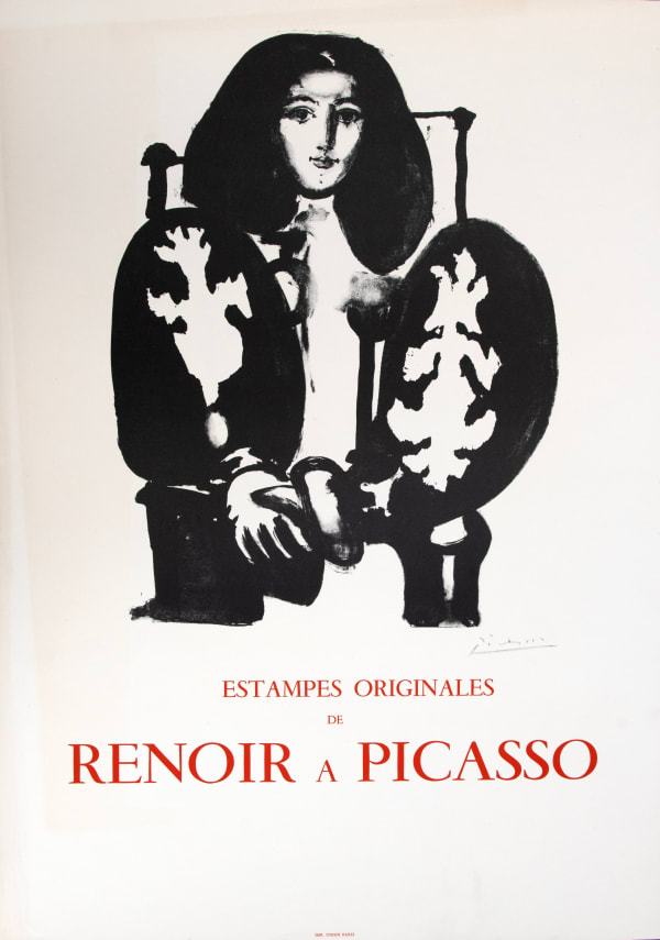 Original Artists' Posters, 32 Pablo Picasso, 'Renoir A Picasso', 1974