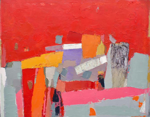 Vanessa Cuthbert RCA FRSA, Composition 160225 Red Sky at Night