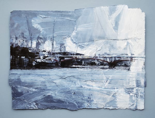 David Tress, Blackfriar's Bridge and Cranes, 2018